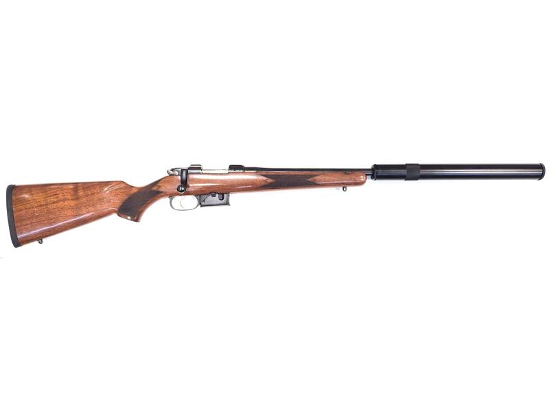 Buy 223 CZ 527 American Blued Wood 20" with Silencer in NZ New Zealand.