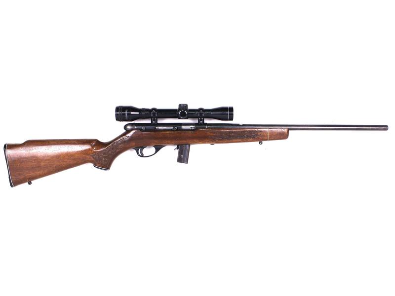 Buy 22 Stirling Model 20 Blued Wood 20" with Scope in NZ New Zealand.