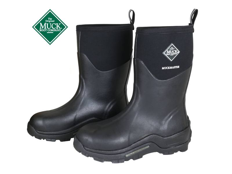 Buy Muck Boot Muckmaster Mid Height Boots | Black in NZ New Zealand.