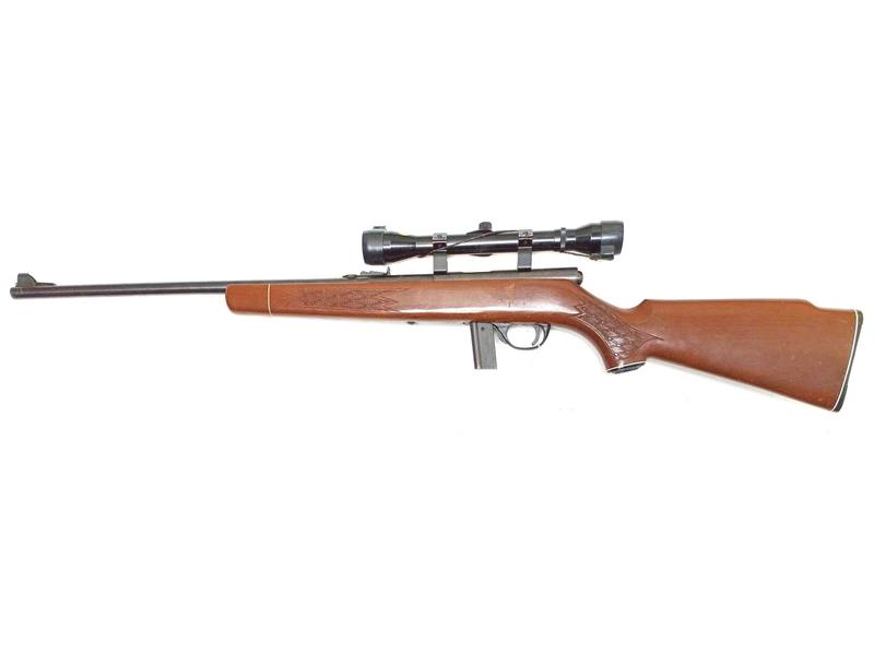 Buy 22 Stirling 14 Blued Wood 20" with Scope in NZ New Zealand.