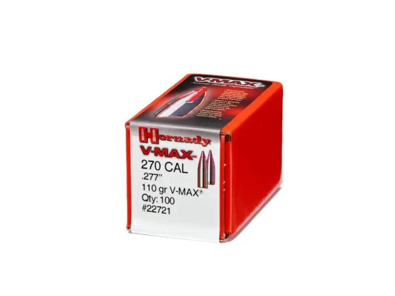 Buy Hornady Projectiles 270cal (.277) 110gr V-Max x100 in NZ New Zealand.