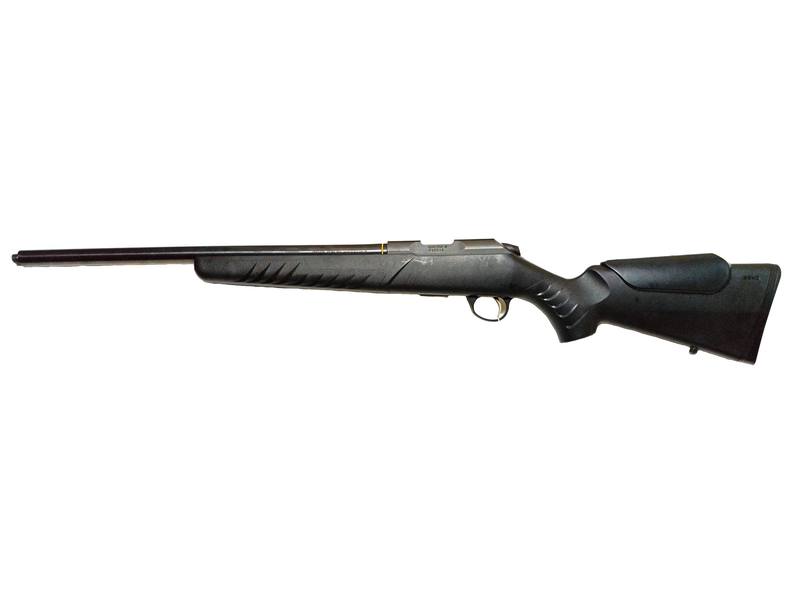 Buy 22 Mag Sako P04R Quad Blued Synthetic 22" Threaded in NZ New Zealand.