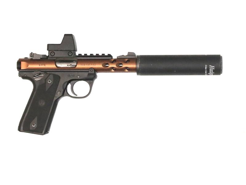Buy 22 Ruger MK4 Red Dot with Silencer in NZ New Zealand.