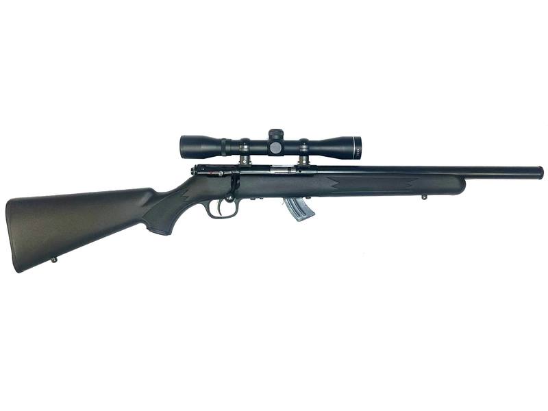 Buy 22 Savage MK2 Shorty Blued Synthetic 16" with Scope in NZ New Zealand.
