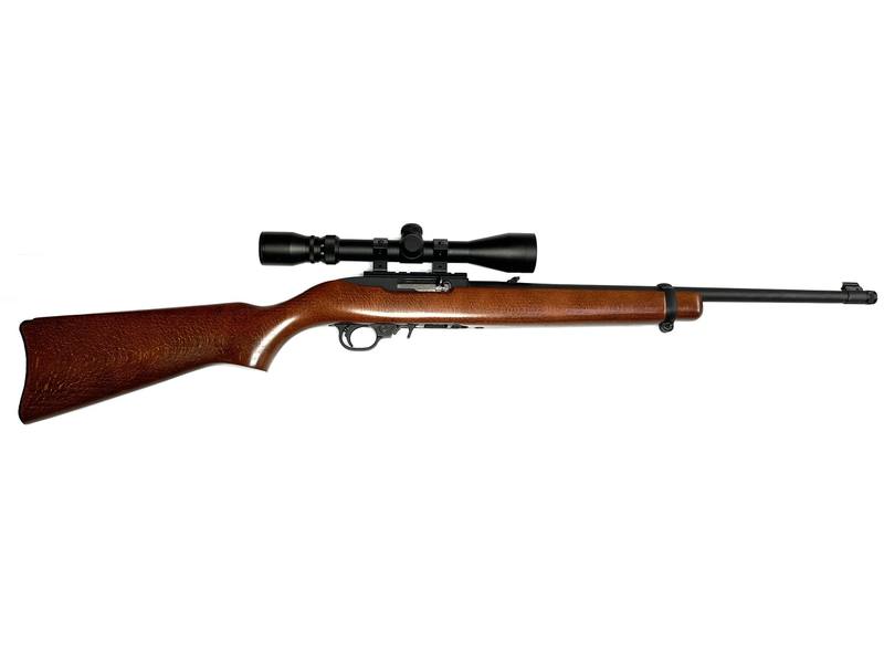Buy 22 Ruger 10/22 Blued Wood with Scope in NZ New Zealand.