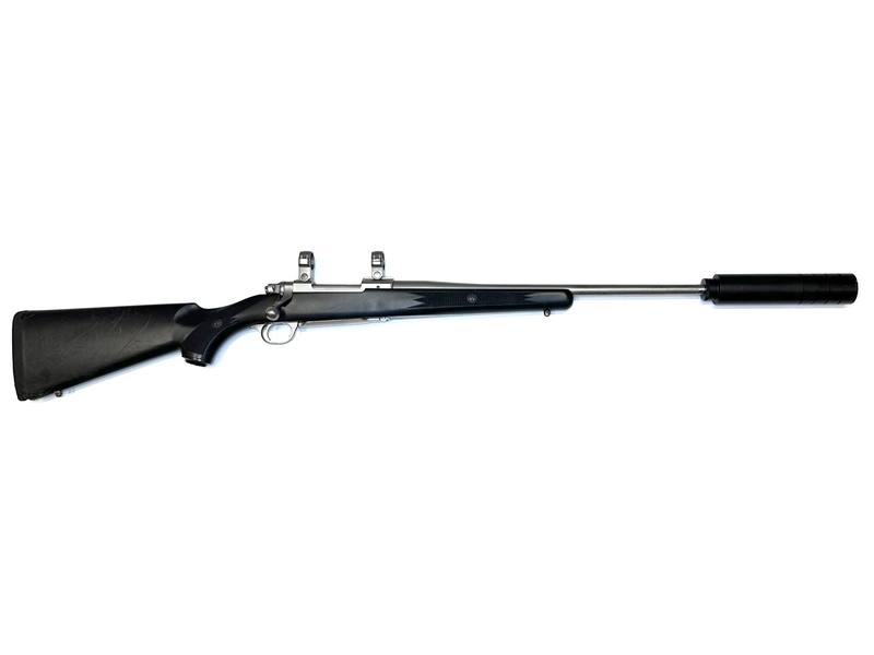 Buy 7MM-08 Ruger 77 Stainless Synthetic 22" with Silencer in NZ New Zealand.