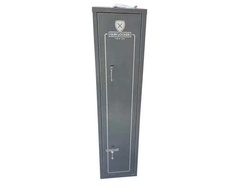 Buy Second Hand Gun Locker Ammo Safe 5-Gun Grey in NZ New Zealand.