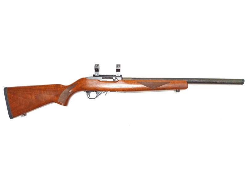 Buy 22 Ruger 10/22 Blued Wood Carbon FBS in NZ New Zealand.