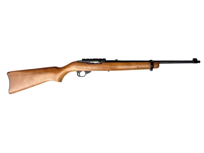 Buy 22 Ruger 10/22 Blued Wood Threaded No Mag in NZ New Zealand.