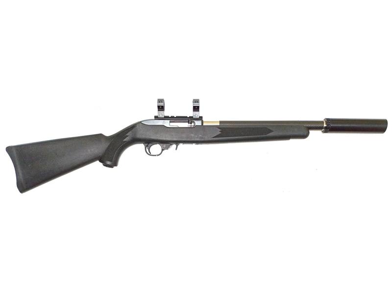 Buy 22 Ruger 10/22 Carbon Synthetic 13" with Silencer in NZ New Zealand.
