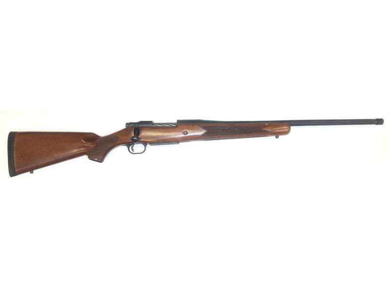 Buy 7mm08 Mossberg Patriot Blued Wood 22" in NZ New Zealand.