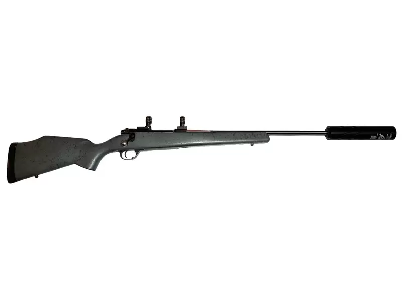 Buy 308 Weatherby MK5 Stainless Synthetic with Silencer in NZ New Zealand.