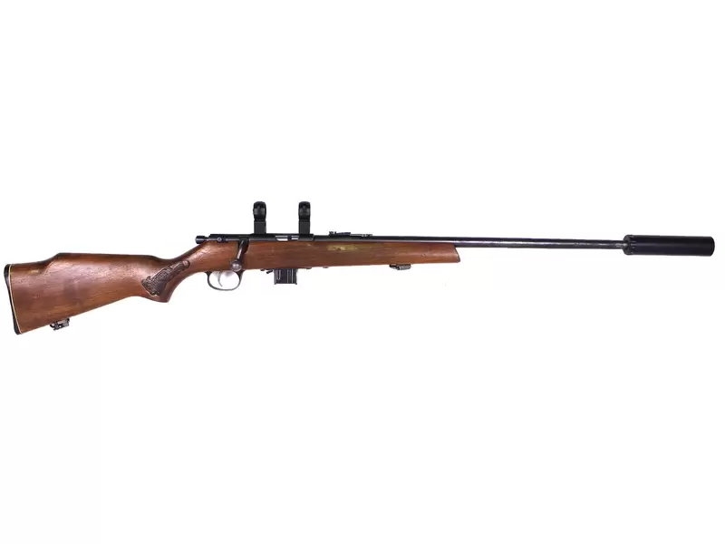 Buy 22 Mag Marlin 782 Blued Wood 22" with Rings in NZ New Zealand.