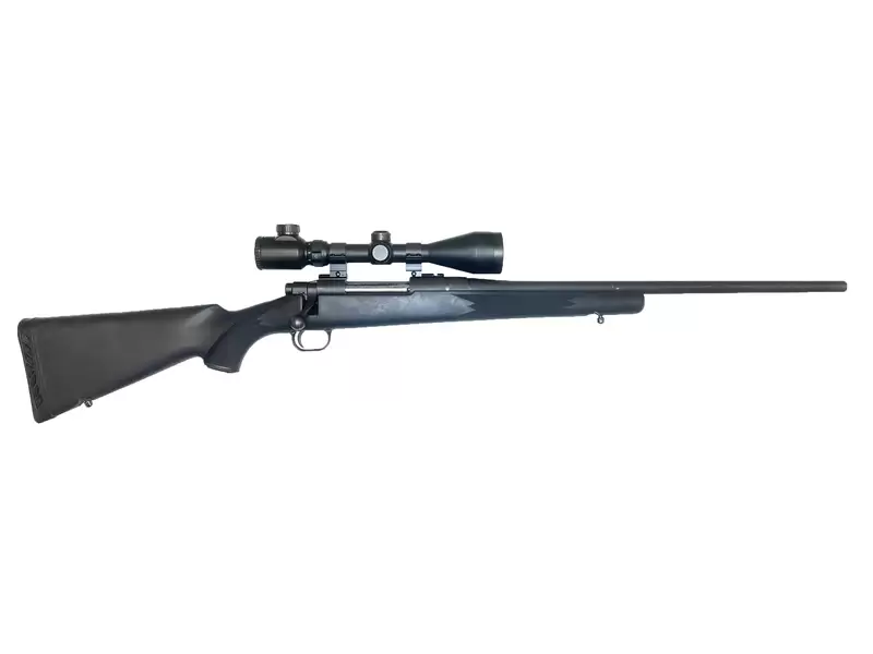 Buy 270 Mossberg 100 ATR Blued Synthetic 22" with Scope in NZ New Zealand.