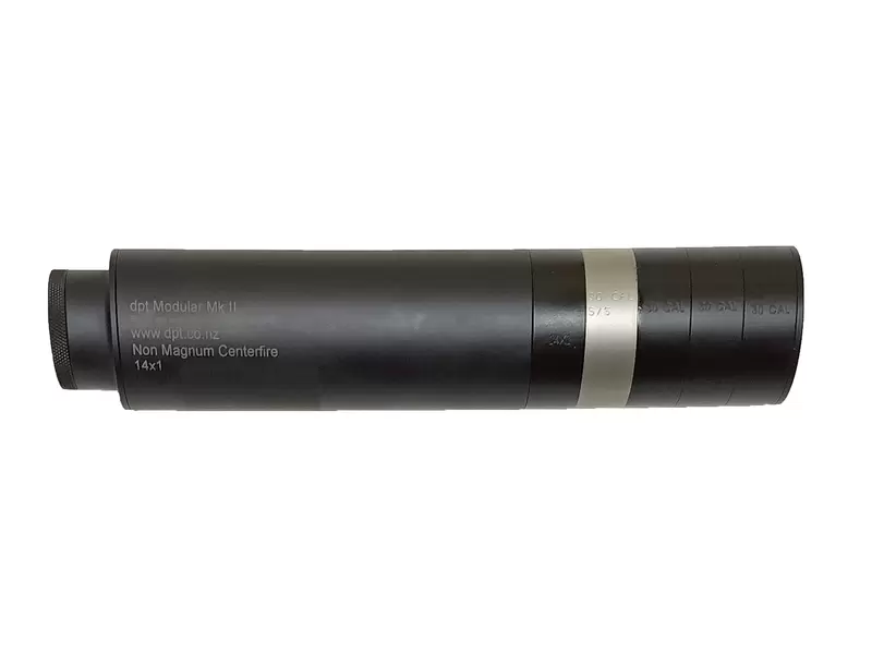 Buy Second Hand DPT Centrefire Over Barrel Silencer 30cal M14x1 Stainless in NZ New Zealand.