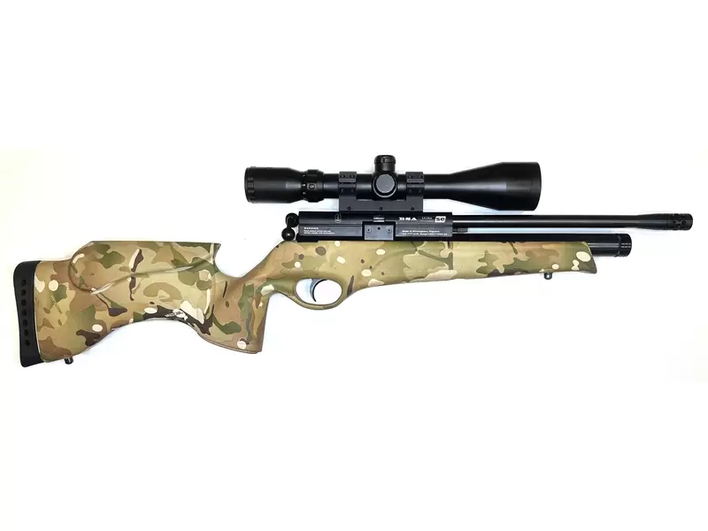 Buy BSA Ultra SE Camo .177 PCP Air Rifle Threaded with Scope in NZ New Zealand.
