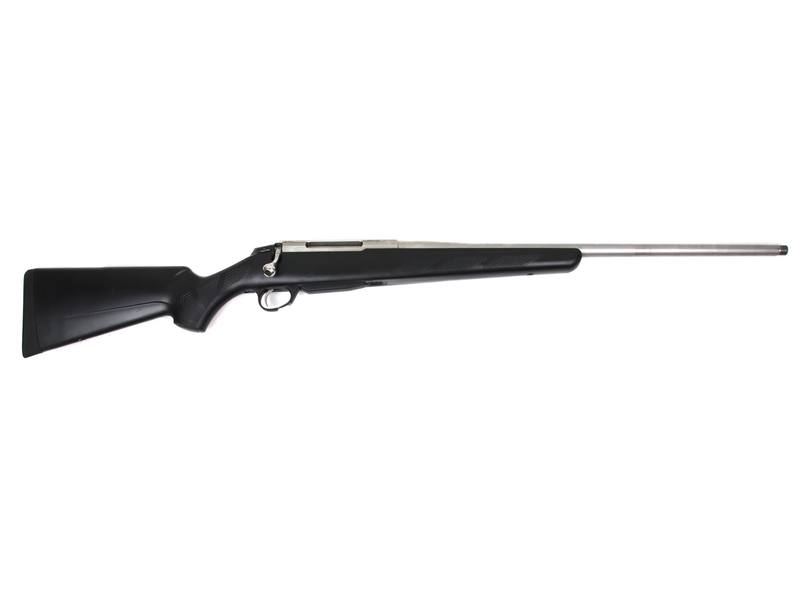 Buy 6.5X284 Tikka T3 Stainless Right Hand with Left hand GRS Synthetic Stock and Silencer in NZ New Zealand.