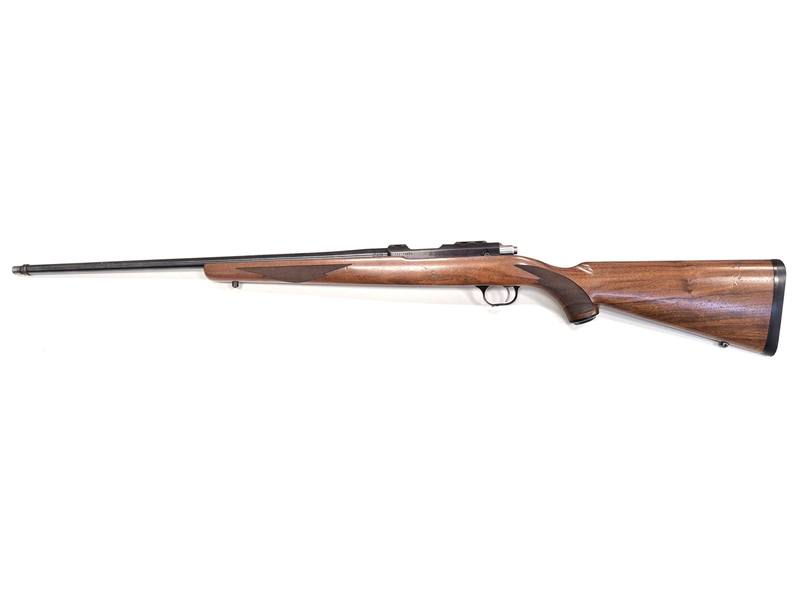 Buy 17 HMR Ruger 77/17 Blued Wood Threaded in NZ New Zealand.