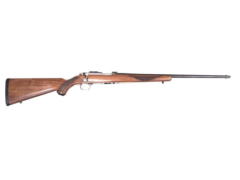 Buy 17 HMR Ruger 77/17 Blued Wood Threaded in NZ New Zealand.