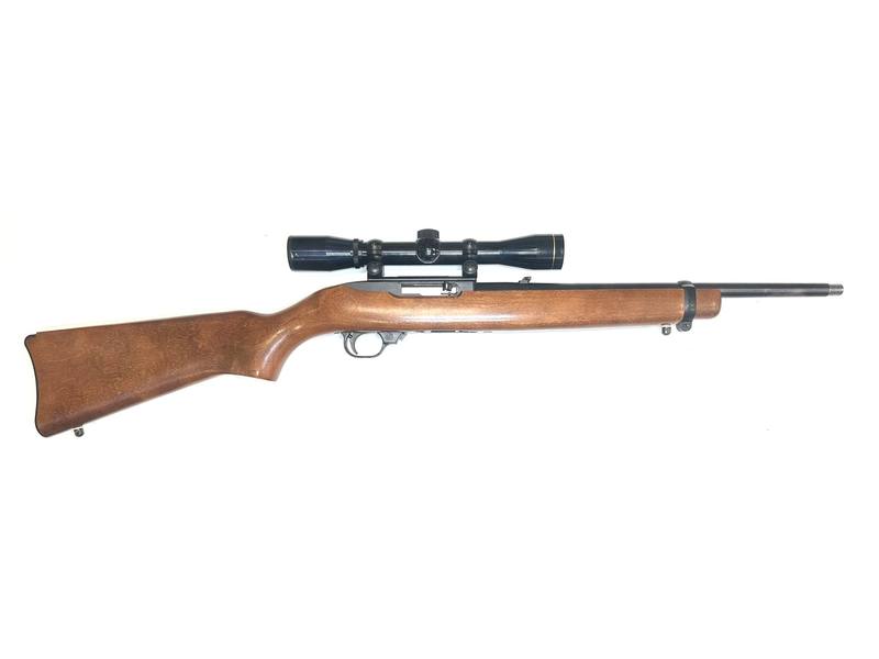 Buy 22 Ruger 10/22 Blued Wood with Scope Threaded in NZ New Zealand.
