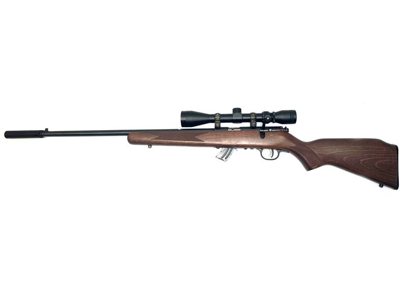 Buy 22 Savage MK2-GL Blued Wood Left Hand Threaded in NZ New Zealand.