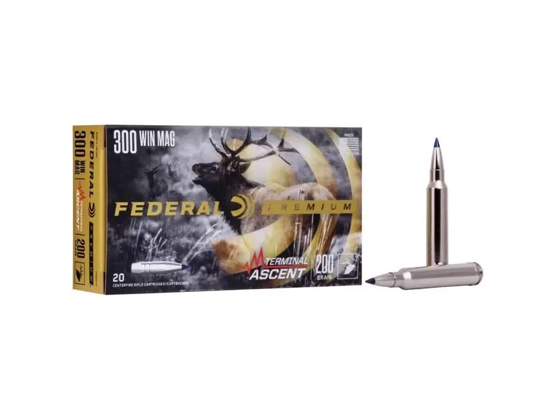 Buy Federal 300 Win Terminal Ascent 200gr 20 Rounds in NZ New Zealand.