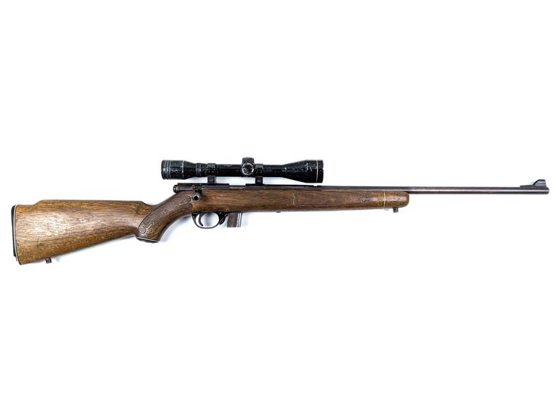 Buy 22 Stirling 14 Blued Wood 23.5" with Scope in NZ New Zealand.