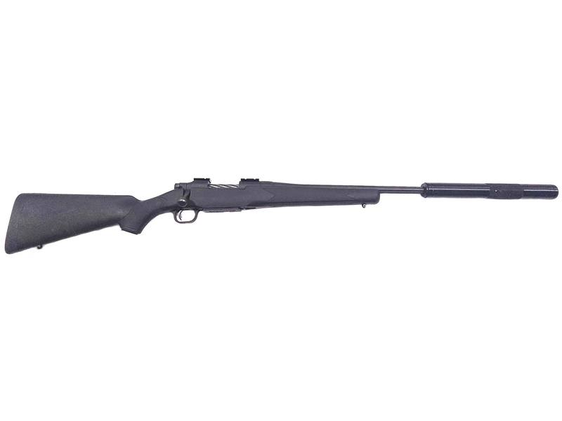 Buy 308 Mossberg Patriot Blued Synthetic 22" with Silencer in NZ New Zealand.
