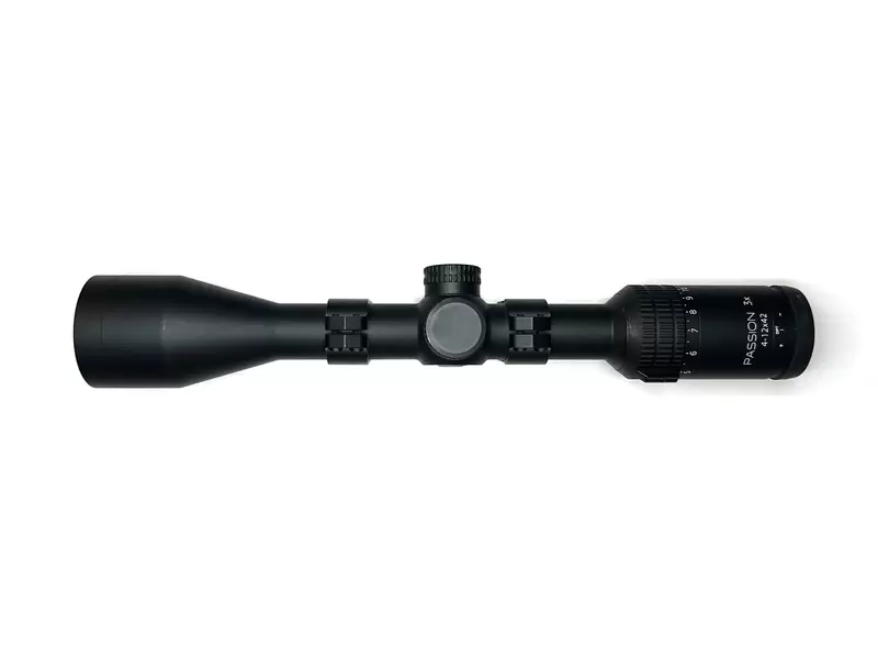 Buy Second Hand GPO Passion 3X 4-12x42 Plex MOA Scope in NZ New Zealand.