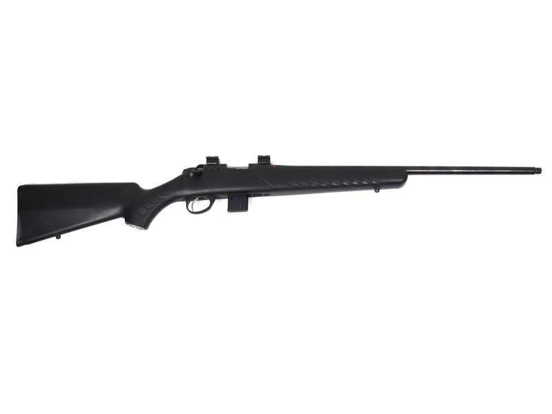Buy 17HMR Sako Quad Blued Synthetic 21" Threaded in NZ New Zealand.