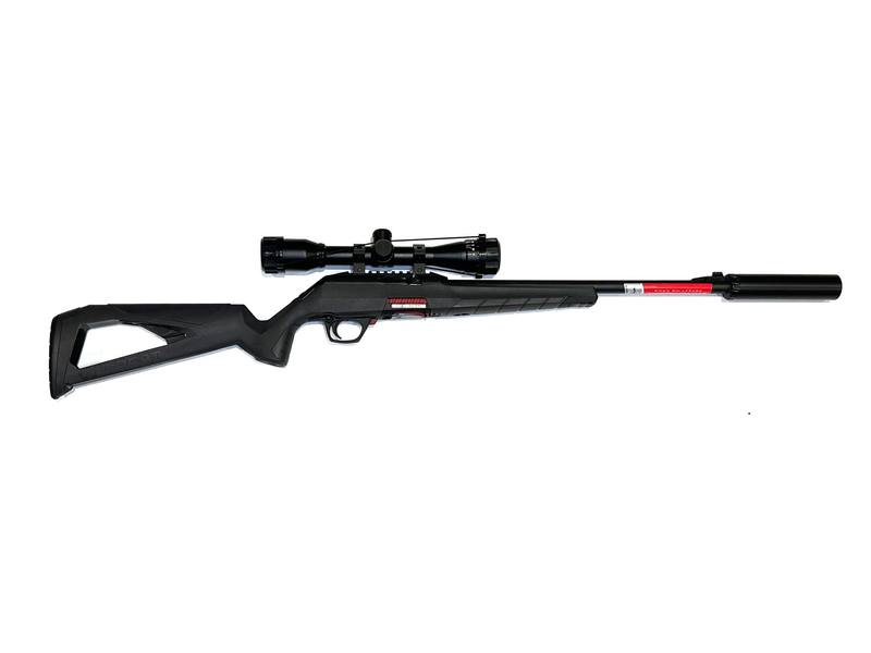 Buy 22 Winchester Wildcat Blued Synthetic Threaded in NZ New Zealand.