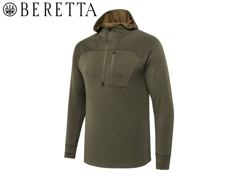 Buy Beretta Hoodie Apollo Merino Green Stone in NZ New Zealand.