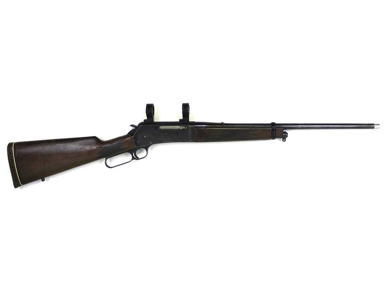 Buy 308 Browning BLR Blued Wood with Rings Threaded in NZ New Zealand.