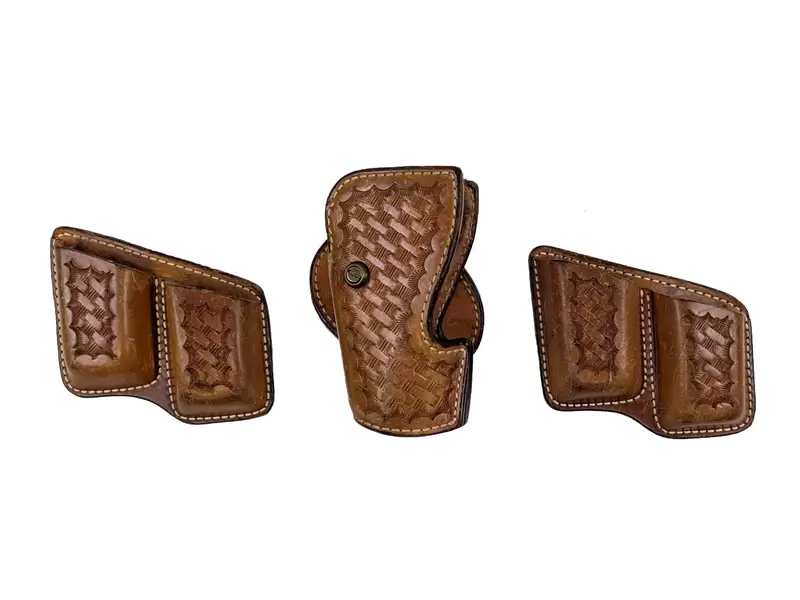 Buy Second Hand CZ 75 Leather Holster & Magazine Pouches in NZ New Zealand.