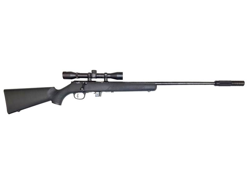 Buy 22 Marlin XT-22 Blued Synthetic 22" with Scope and Silencer in NZ New Zealand.