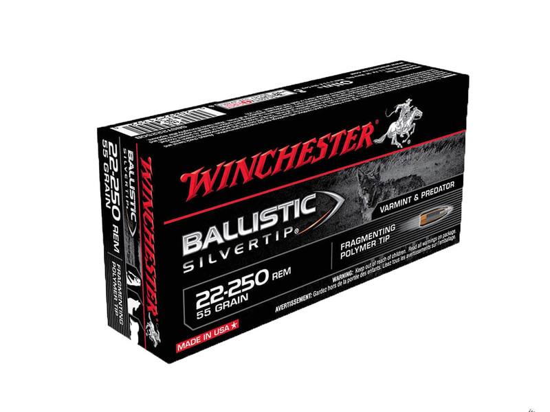Buy Winchester 22-250 55gr Polymer Tip 20 Rounds in NZ New Zealand.