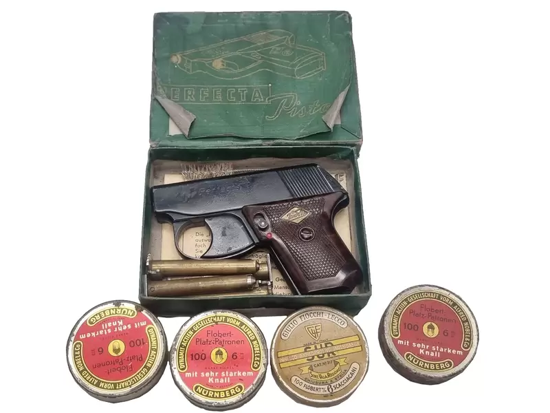 Buy Second Hand 6mm Flobert Perfecta Starter Pistol in NZ New Zealand.