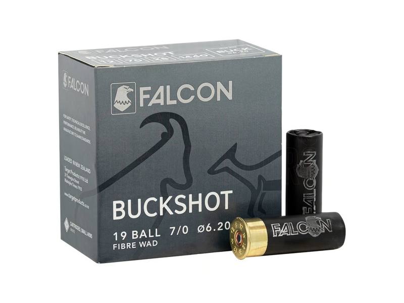 Buy Falcon 12ga 28gm 70mm Buck 19 Ball 25 Rounds in NZ New Zealand.