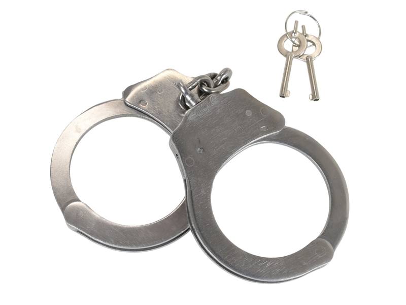 Buy Handcuffs Double Lock Stainless Nickle Plated in NZ New Zealand.