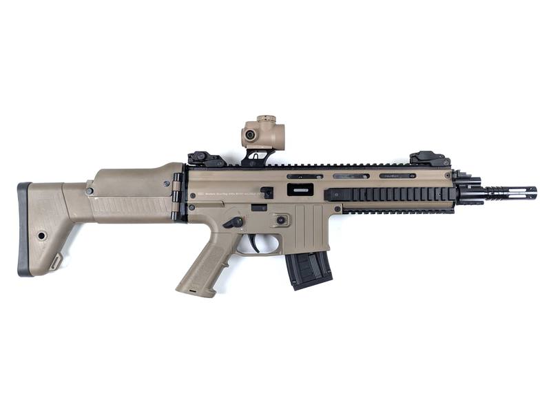 Buy 22 ISSC MK22 Blued Synthetic 10.5" Tan R/Dot in NZ New Zealand.