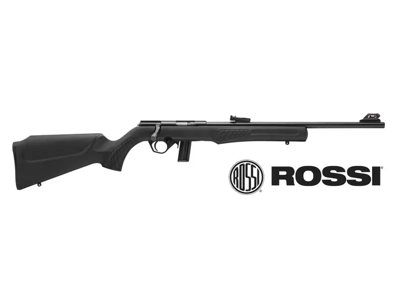 Buy 22 Rossi 8122 Blued Synthetic 18" Threaded with Sights in NZ New Zealand.