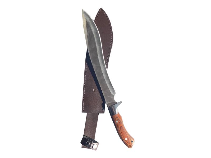 Buy 12" Kukri Knife with Leather Sheath in NZ New Zealand.