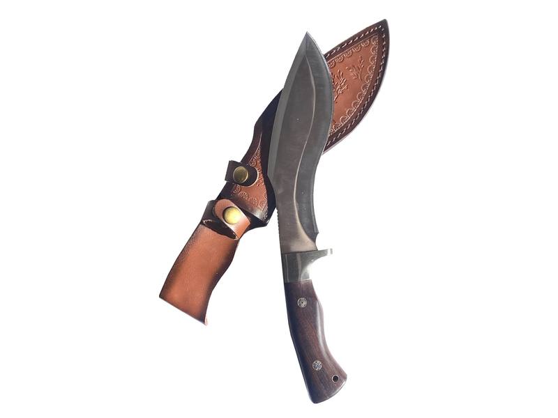 Buy 8" Kukri Knife with Leather Sheath in NZ New Zealand.