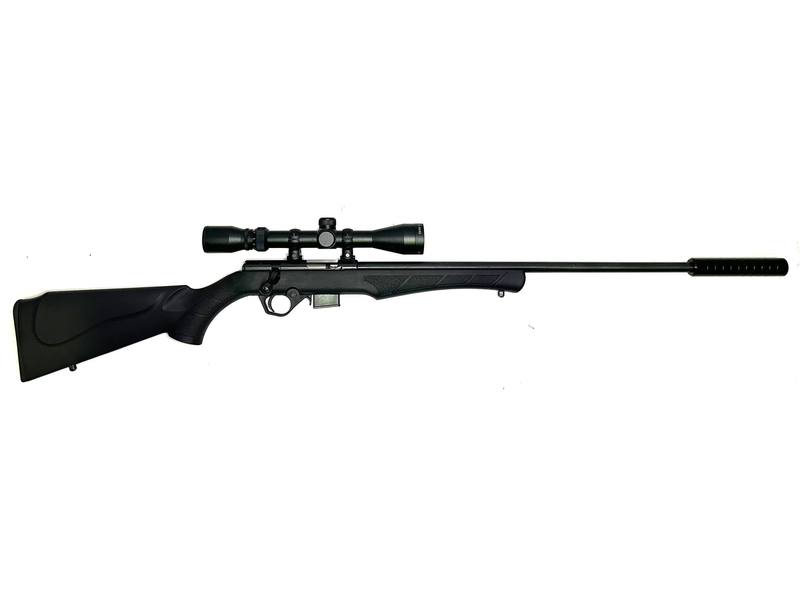 Buy 17 HMR Rossi 8117 Blued Synthetic 18" with Scope in NZ New Zealand.