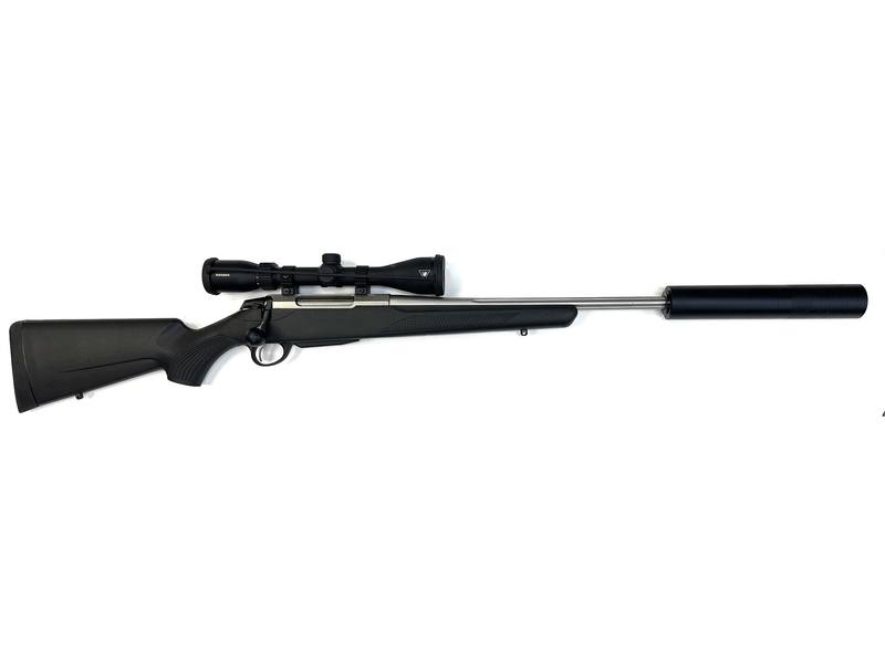 Buy 270 Tikka T3X Stainless Synthetic 20" 3-9X42 with Silencer in NZ New Zealand.