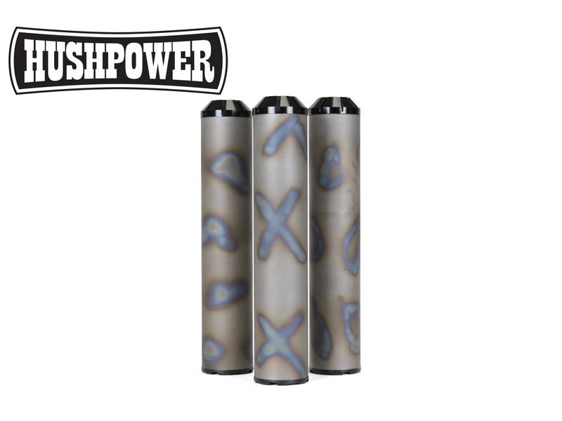 Buy HushPower Muzzle Forward Burnt Titanium Cerakote Silencer for 410ga Ranger Revolver in NZ New Zealand.