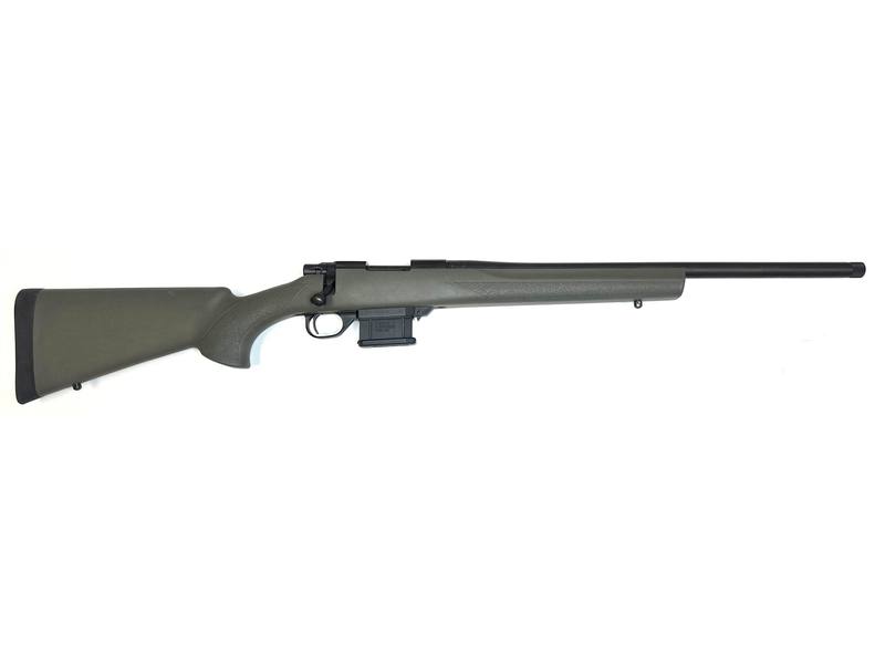 Buy 6.5 Green Howa 1500 Mini Blued Green 20" Heavy Barrel Threaded in NZ New Zealand.