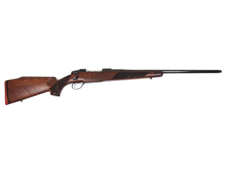 Buy 270 Sako 75 Hunter Deluxe Blued Wood Threaded in NZ New Zealand.