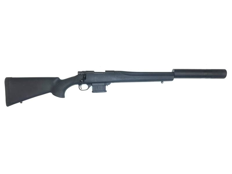 Buy 223 Howa 1500 Mini Blued Synthetic 16" with Silencer in NZ New Zealand.