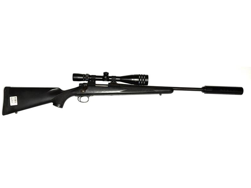 Buy 223 Remington 700 Blued Synthetic with Scope and Silencer in NZ New Zealand.